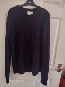 Jersey negro mezcla lana Asos para hombre talla M - Imagen 1 de 4
