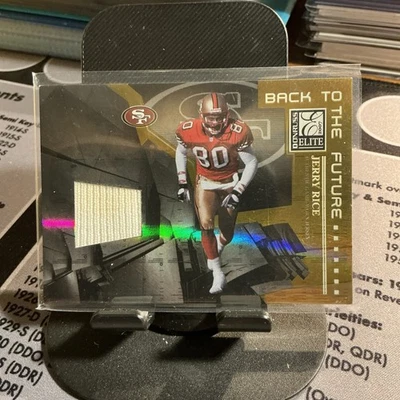 Parche doble jersey Jerry Rice Marvin Harrison 2007 Donruss BTF-21 #170/299 Foto 1 de 4