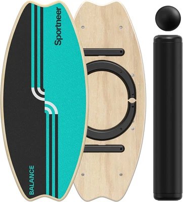 Tabla de Equilibrio - 7 Modos Tabla de Bamboleo con Tapones Ajustables - Equilibrio de Ejercicio Foto 1 de 4