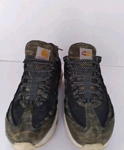 Carhartt x Nike Air Max 95 Camo Sneaker Streetwear Collaboration Limited Edition - Picture 1 of 9