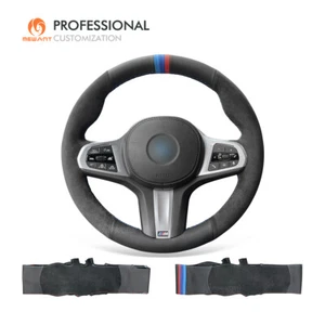 MEWANT Echtes Leder Alcantara Lenkradbezug für BMW G20 G21 F40 F44 G22 G26 G30 - Bild 1 von 12