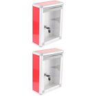  2 PCS Wall Mount Mailboxes Storage Container for Voting Suggestion Complaint