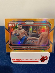 2023 Prizm UFC Base Horizontal Orange #60 Daniel Rodriguez /99 - Welterweight