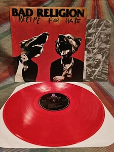 Bad Religion Recipe For Hate Red Vinyl Record LP Punk Epitaph - Picture 1 of 13