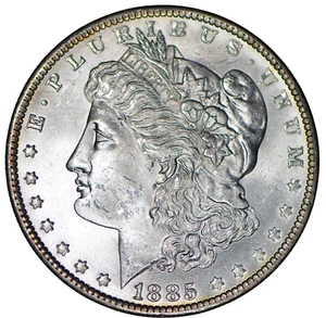 1885-O Morgan Silver Dollar ~ Uncirculated - Bild 1 von 2