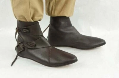 Medieval Viking Toggle boots for Combat SCA LARP Cosplay Renaissance events - Image 1 of 4