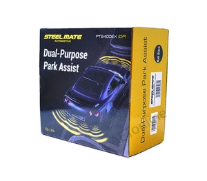 STEELMATE Negro mate 4 Sensores de estacionamiento delanteros OE Flush Fit Kit PTS400EX DP - Imagen 1 de 8