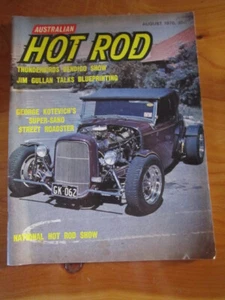 MAGAZINE AUSTRALIAN HOT ROD AUGUST 1970 GREAT *** MUST SEE ** - Picture 1 of 2