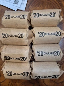 Eisenhower "Ike" Dollar Complete Roll 20 coin set Avg Cir 1971-78 mixed dates - Picture 1 of 7
