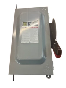 Interruptor de seguridad Square D H362AWK E1 600V 60A 3PH fusible 3R, 12 desconexión - NUEVO - Imagen 1 de 5