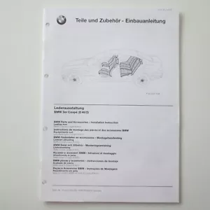 BMW 3er-Reihe Coupe E46 Original Einbauanleitung Lederausstattung Stand 1999 - Bild 1 von 1