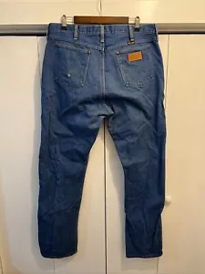 Pantalones de mezclilla de vaquero/trabajo de colección Wrangler 910 hechos en EE. UU. 40x34, medidas 38x34 - Imagen 1 de 9