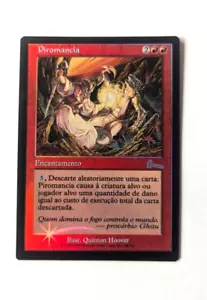 Magic Mtg FOIL Italian Urza's Legacy Pyromancy near mint - Picture 1 of 1