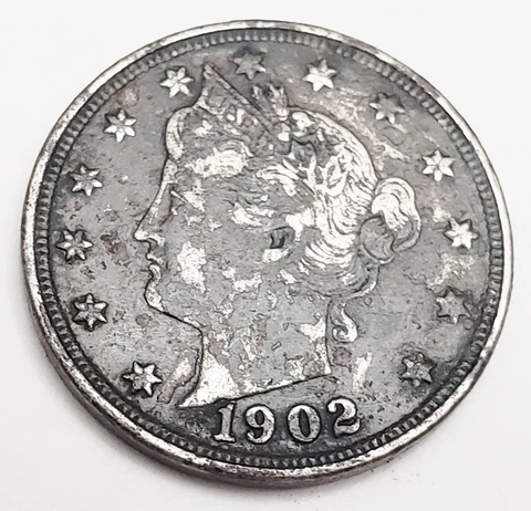 1902 P LIBERTY HEAD "V" NICKEL  SDS  **FREE SHIPPING** Cover