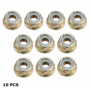 10Pcs Left Hand Thread Blade Nut For Strimmer Brush Cutter Trimmer M10x1.25 - Picture 1 of 5