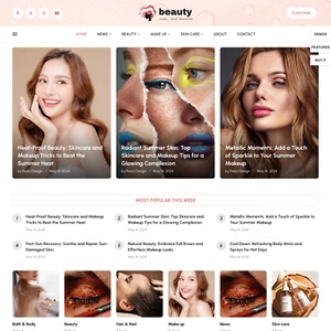 Beauty World Website Design with Free VPS Web Hosting and Installation - Picture 1 of 6