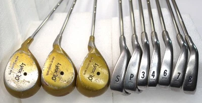 Rare Vintage Lynx "10" One Of 10,000 Set Golf Club Set Woods & Irons RH #4197 - Image 1 of 4