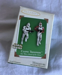 Hallmark Keepsake Star Wars Clone Troopers Miniature Ornaments 2003 - Picture 1 of 2