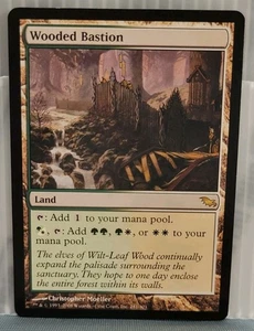 Mtg WOODED BASTION NM Shadowmoor 281/301 -Argo- - Picture 1 of 2