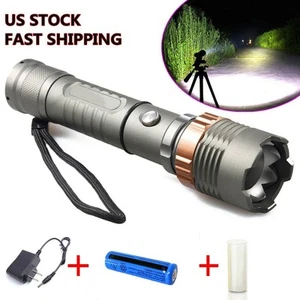 5 Modes Tactical LED Flashlight Handheld Torch Bright Work Light Waterproof - Picture 1 of 19