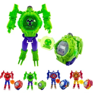 Reloj Pulsera Transformer Juguete Robot Electrónico Reloj Creativo Niños Regalos de Navidad ~ - Imagen 1 de 15