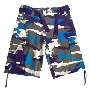 Pantalones Cortos RW Regal Wear Para Hombre Color Camuflados Talla 42 Calce Suelto con Cinturón - Imagen 1 de 7