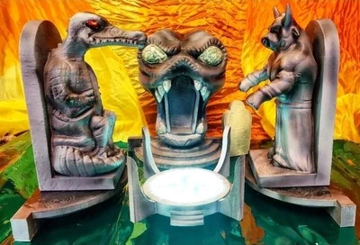 3D Printed Thundercats Mumm-Ra’s Tomb Fortress Playset Led Light Up Glow in Dark - Image 1 of 4