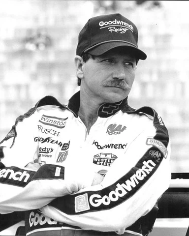 Nascar Driver DALE EARNHARDT 8x10 Photo Winston Cup Print Poster Race Car Cover