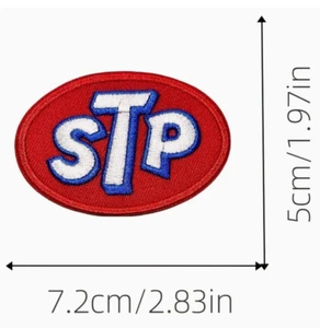 STP  Iron on Patch Embroidered Patch  - NASCAR                    LX78 - Picture 1 of 2