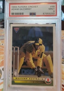 1994 Futera Adam Gilchrist Rookie Card PSA 9!! Low Pop - Picture 1 of 3