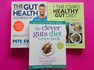 The CSIRO Healthy Gut Diet & Clever Guts Recipe & Healthy Cookbook Mosley Evans - Picture 1 of 10