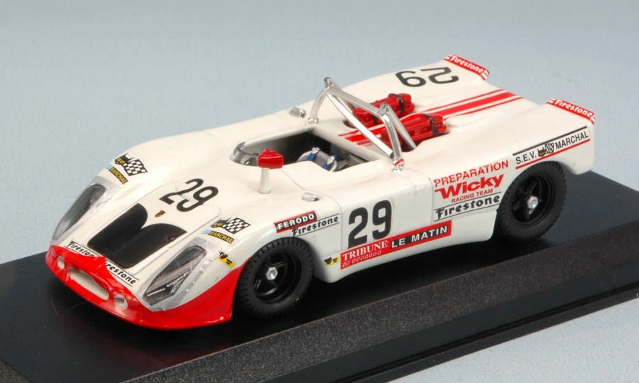 Jm2139980best Model Bt9581 Porsche 908/2 FLUNDER N.29 17th LM 1971 Wicky-olivar