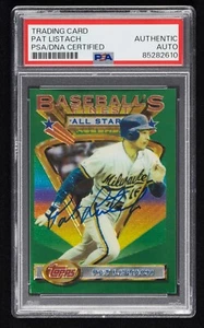 Pat Listach Signed 1993 Topps Baseballs Finest All Star Card #109 (PSA) Brewers - Picture 1 of 2