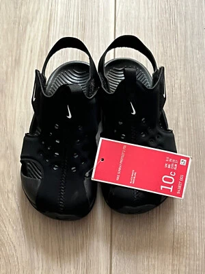 Talla 10C Nike Sunray Protect 2 PS Negro Blanco Niños Sandalia Tenis 943826-001 Foto 1 de 4
