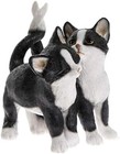 Black White Cat Ornaments Kittens Ornament Statues Cat Lovers Gift