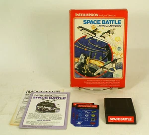 Vintage Boxed Intellivision Game Space Battle Tested & Working - Picture 1 of 3