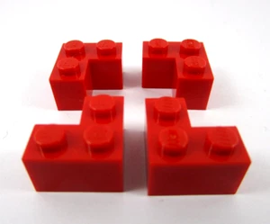 LEGO x4 Red Brick 2x2 Corner Réf 2357 - Imagen 1 de 1