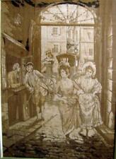 antique tapestry d'apres Alonso Perez ca 1900, framed in oak frame nr. 1