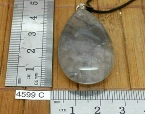 Pendentif QUARTZ (à identifier) + cordon reglable - lithotherapie reiki collier - Imagen 1 de 5
