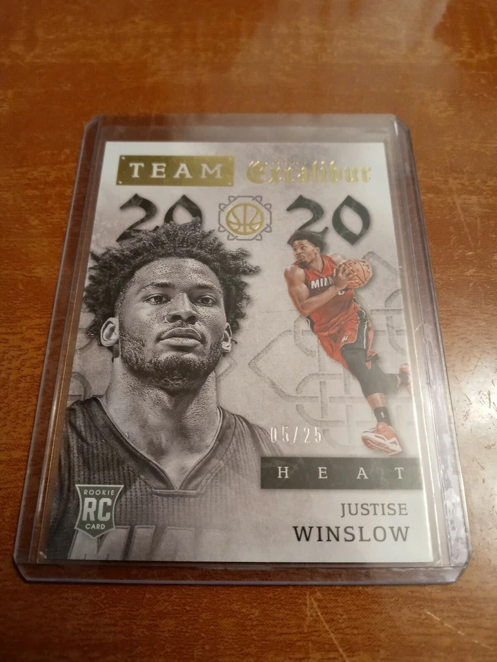 15-16 Panini Team Excalibur Rookie Justise Winslow #D 5/25 Miami Heat - Image 1 of 1