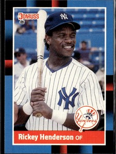 1988 Donruss  #277 Rickey Henderson