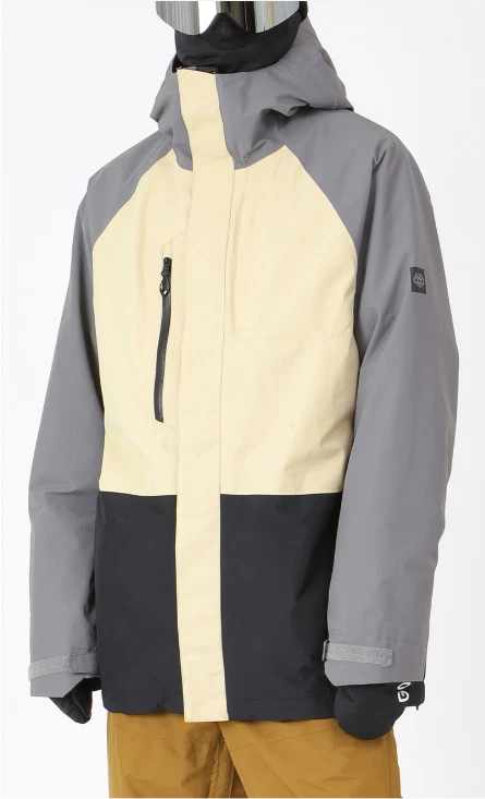 Chaqueta de snowboard 686 Gore Tex Core Shell (L) gris rinoceronte M2W107-RNGR Foto 1 de 1