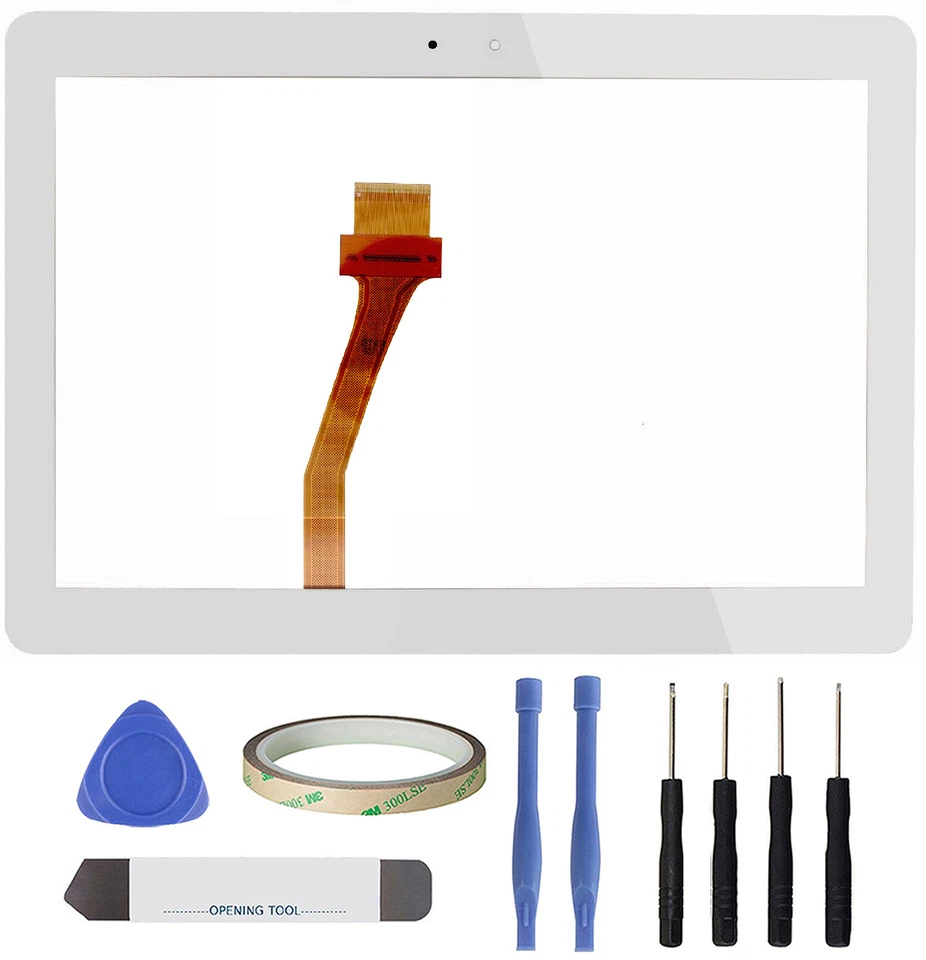 Display touchscreen vetro digitalizzatore per Samsung Galaxy Tab 2 10.1" P5100 P5110 con - Immagine 1 di 1