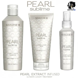 SELECTIVE PROFESSIONAL PEARL LUXURY KIT SHAMPOO 250ML+BALSAMO 200ML+SPRAY 100ML - Foto 1 di 4
