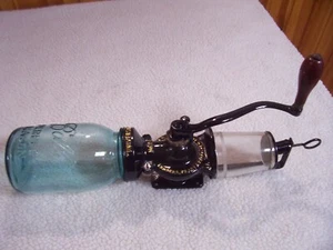 Landers, Frary & Clark Wall Mount Coffee Grinder/Catch cup and top jar not Orig. - Picture 1 of 7