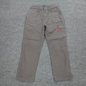 Portwest Pants Mens M Bizweld Gray Twill Cargo Work Welding Foundry Industrial - Picture 1 of 24