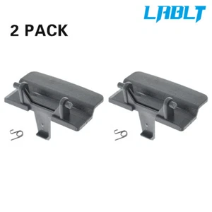LABLT Center Console Seat Lid Latch Dark Gray 2Pcs For 2010-2018 Ford F-150 - Foto 1 di 8