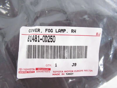 Cubierta antiniebla delantera derecha original OEM Toyota 81481-0D250 2015-2017 Yaris Foto 1 de 4