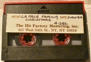 LA FACE FAMILY X-MAS - 4 - MASTER DAT TAPE - ONE OF A KIND - 3.11.1994 - Bild 1 von 2