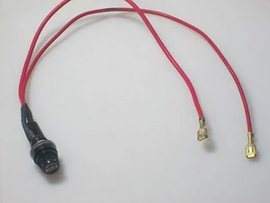 ATV ,DIRT BIKE,CHOPPER Fuse Basket w/2 wires for Fuse Size 6x30 10A, 15A,30A,40A - Bild 1 von 2